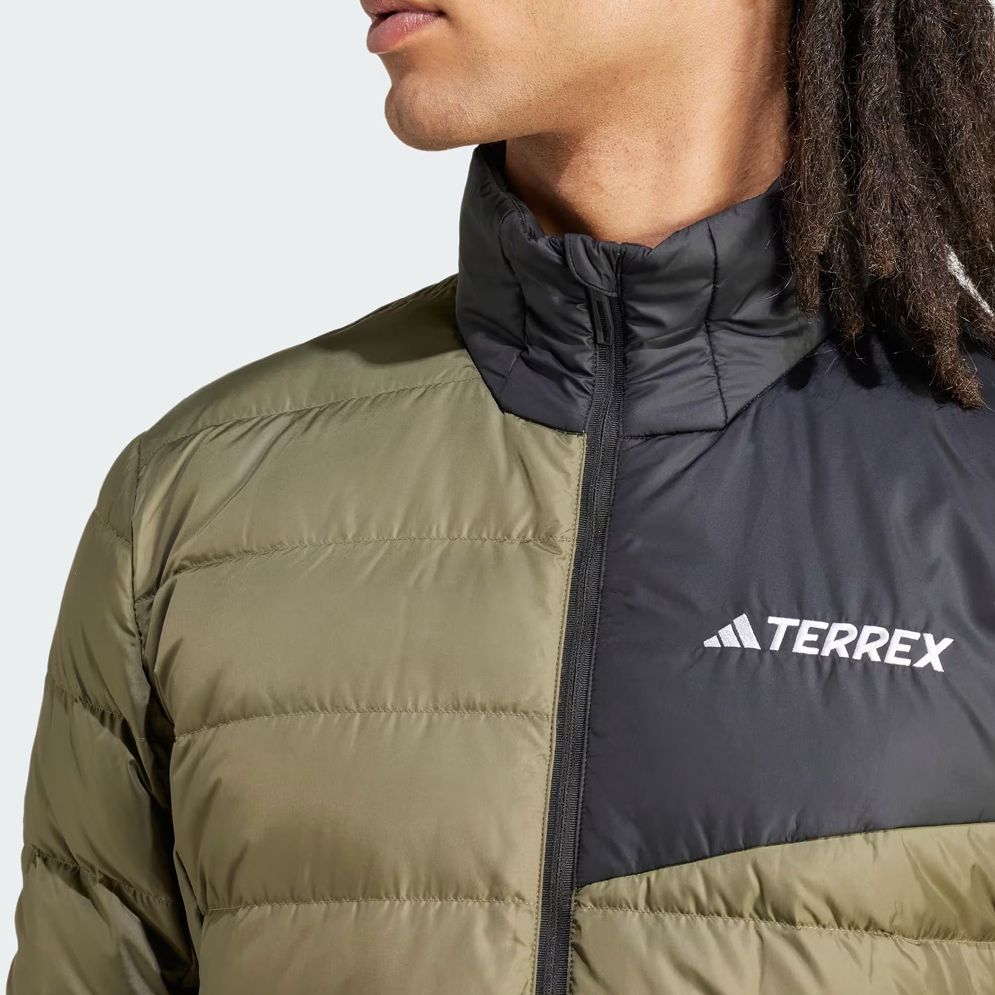 adidas Terrex Mt Down Erkek Yeşil Outdoor Mont