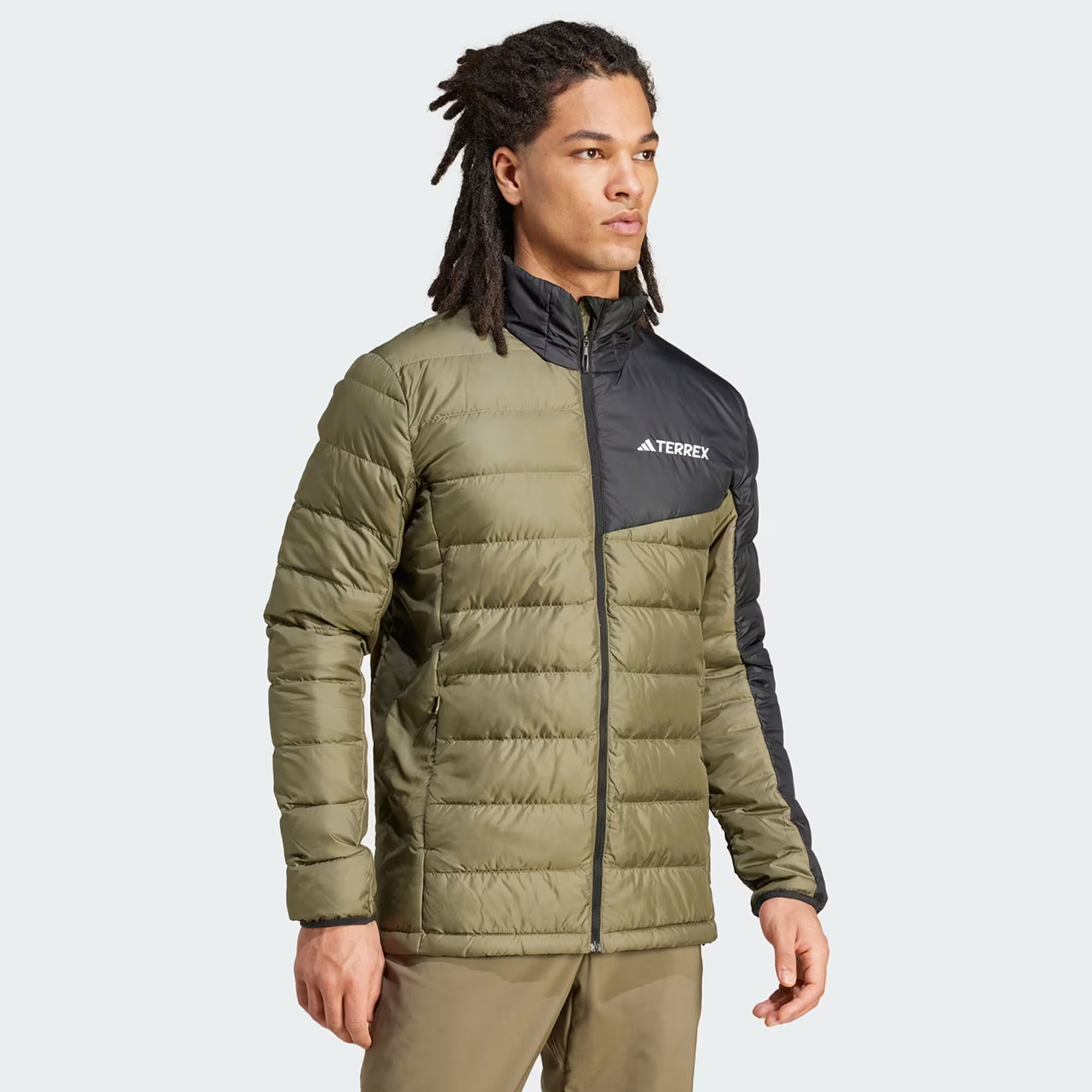 adidas Terrex Mt Down Erkek Yeşil Outdoor Mont