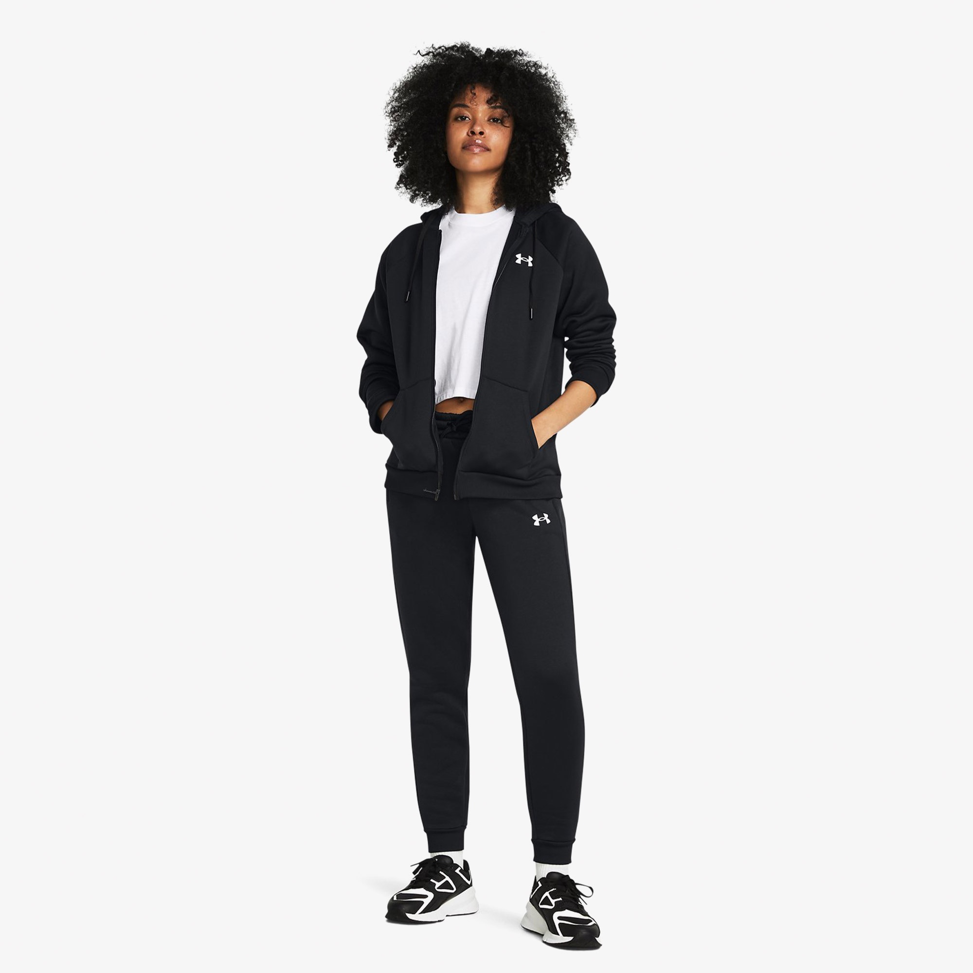Under Armour Fleece Kadın Siyah Günlük Eşofman Altı