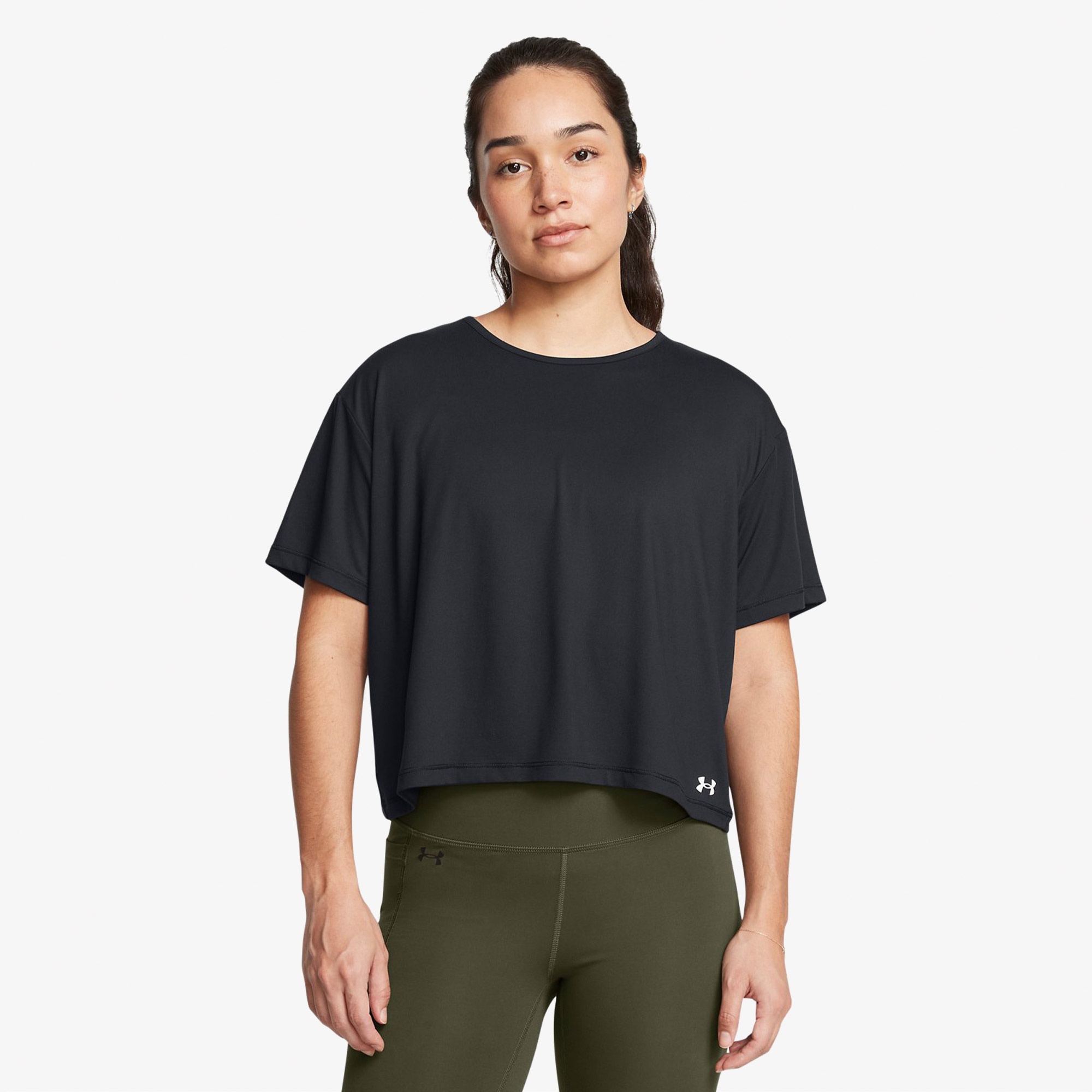 Under Armour Motion Kadın Siyah Günlük T-Shirt