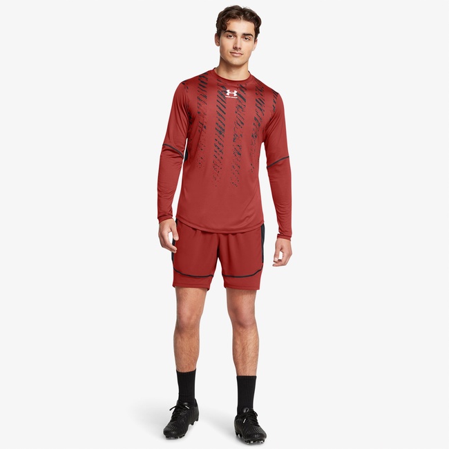  Under Armour Challenger Pro Erkek Kırmızı Antrenman Şortu