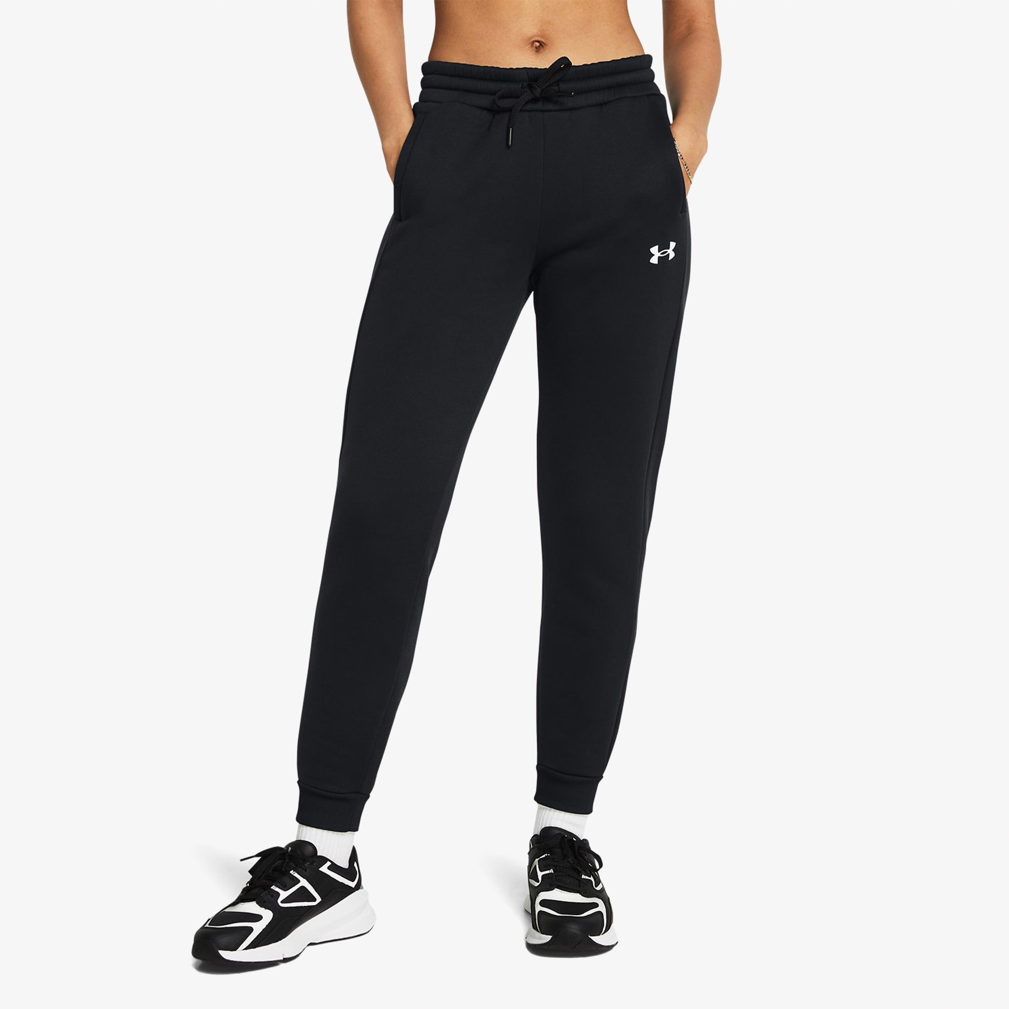 Under Armour Fleece Kadın Siyah Günlük Eşofman Altı