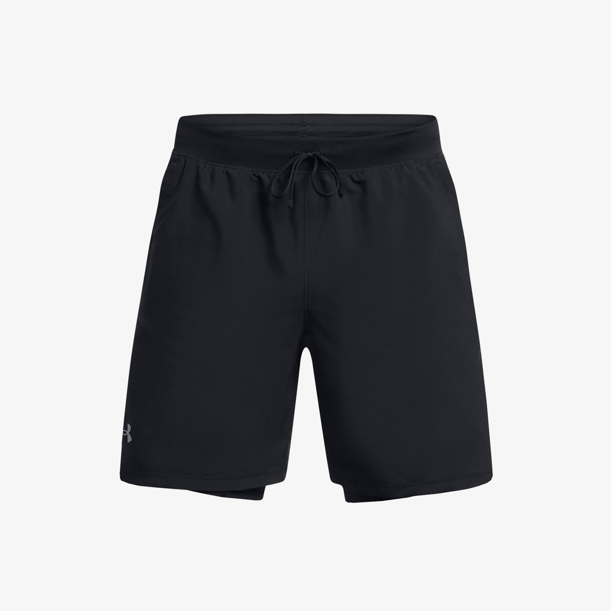 Under Armour Launch 7 inch 2in 1 Erkek Siyah Antrenman Şortu