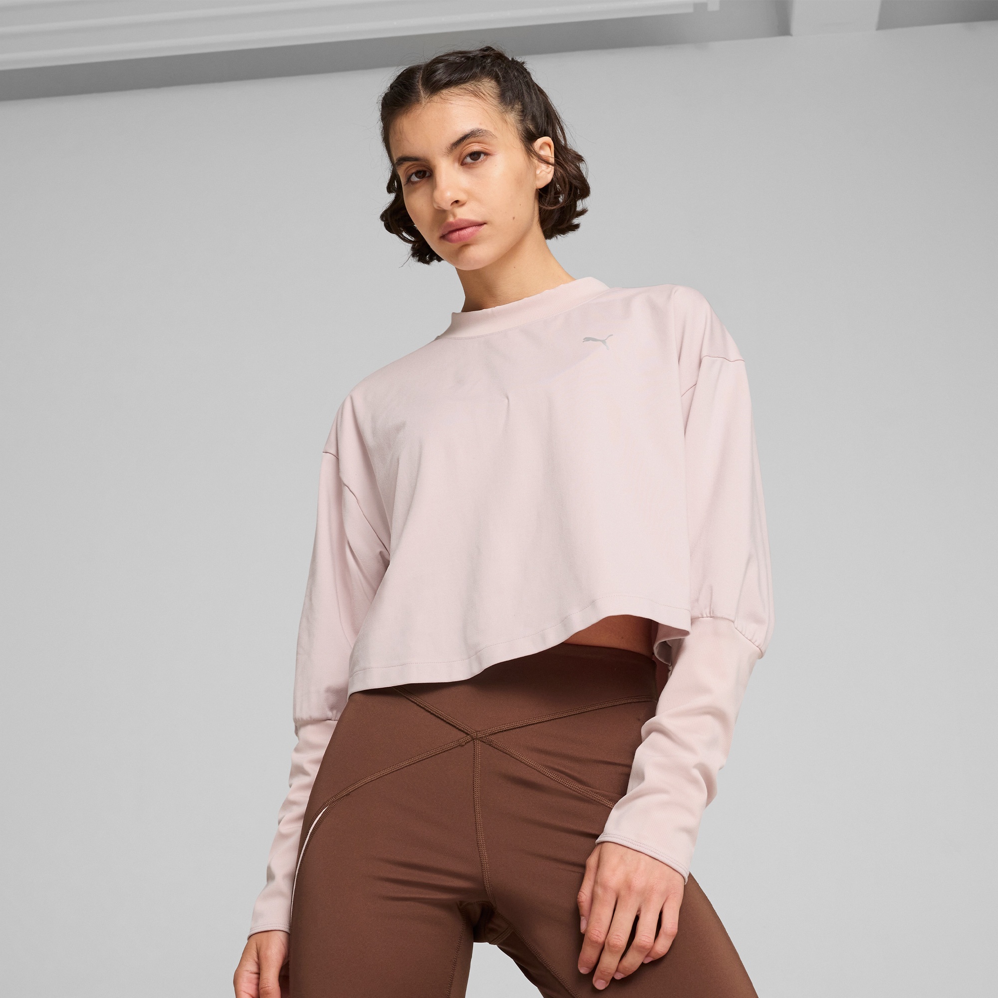 Puma Cloudspun Kadın Pembe Günlük Sweatshirt