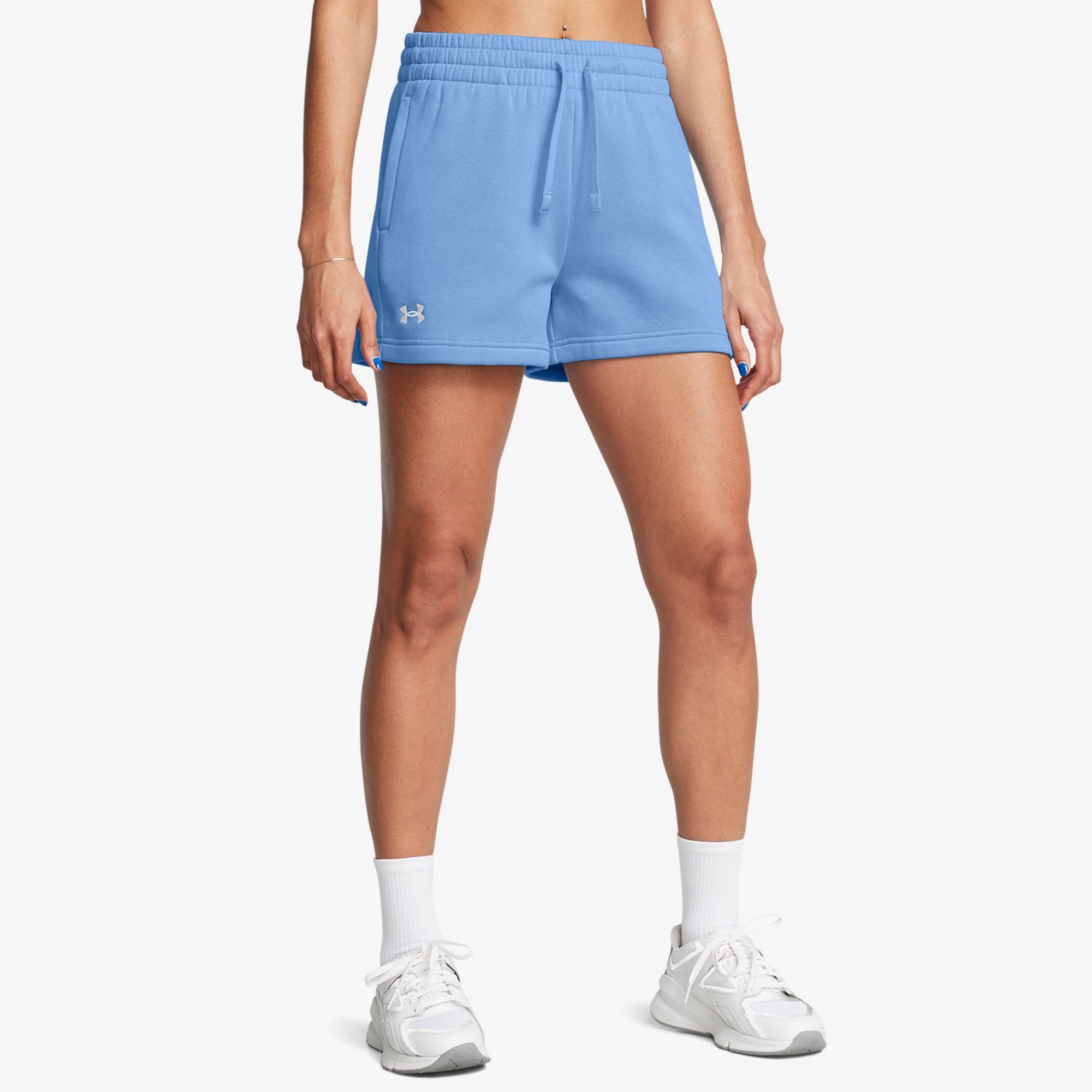 Under Armour Rival Fleece Kadın Mavi Günlük Şort