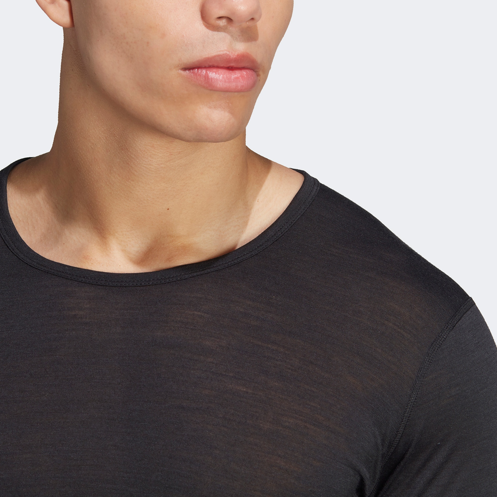 adidas Xperior Merino 150 Midlayer Erkek Siyah Uzun Kollu Antrenman İçliği