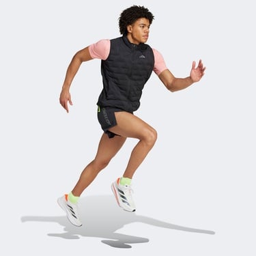 adidas Adizero Running Padded Erkek Siyah Koşu Yeleği