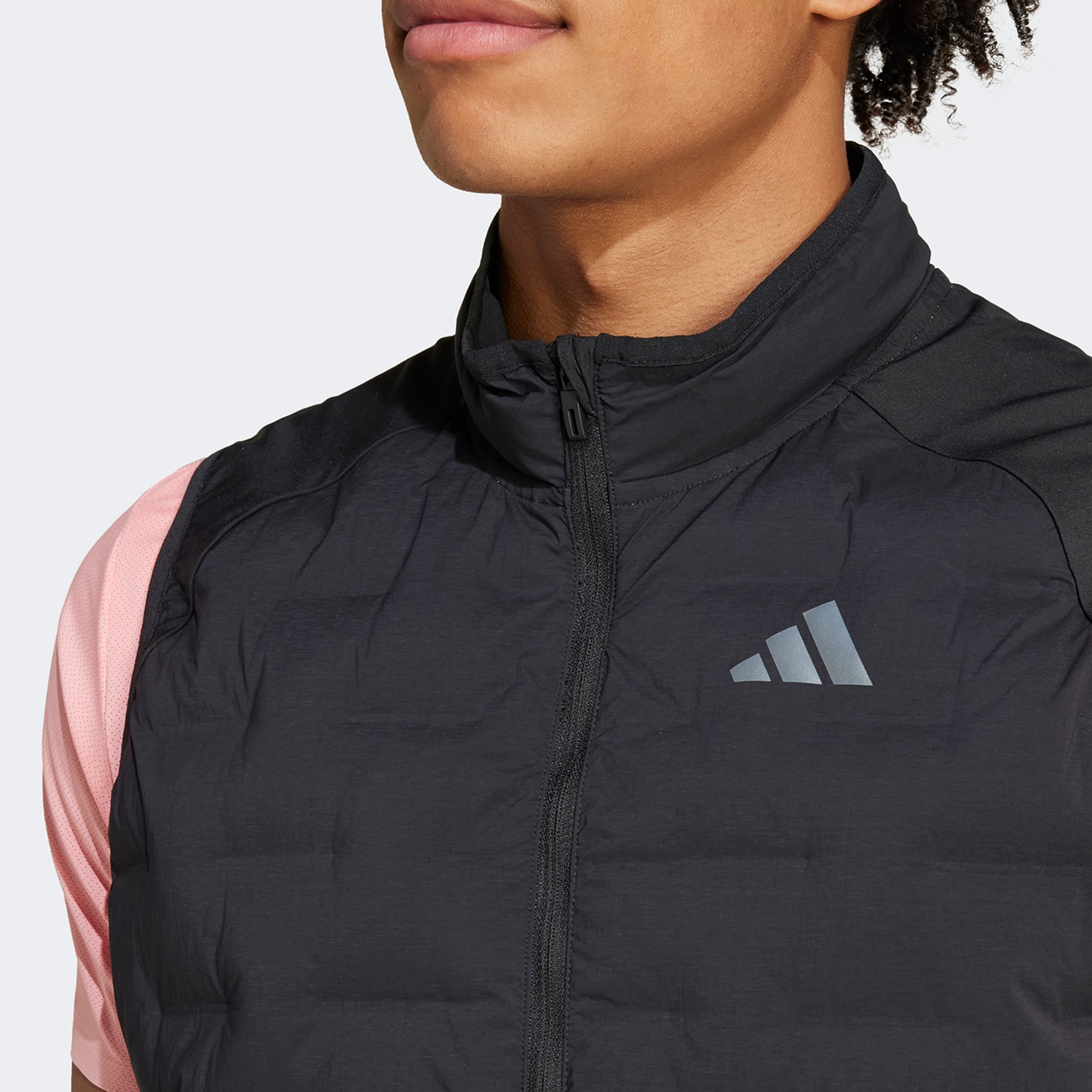 adidas Adizero Running Padded Erkek Siyah Koşu Yeleği