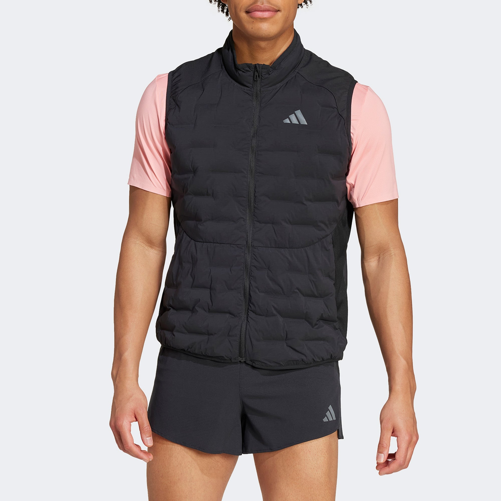 adidas Adizero Running Padded Erkek Siyah Koşu Yeleği