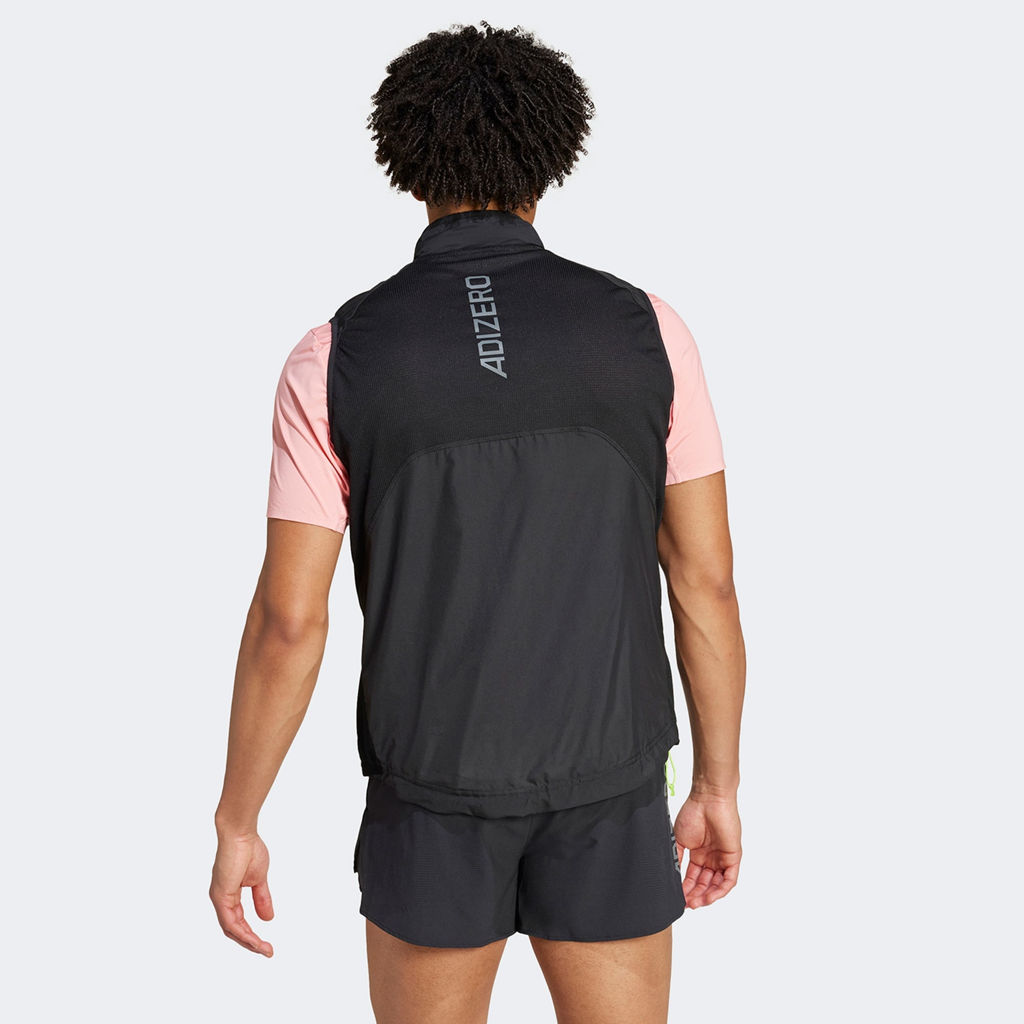 adidas Adizero Running Padded Erkek Siyah Koşu Yeleği