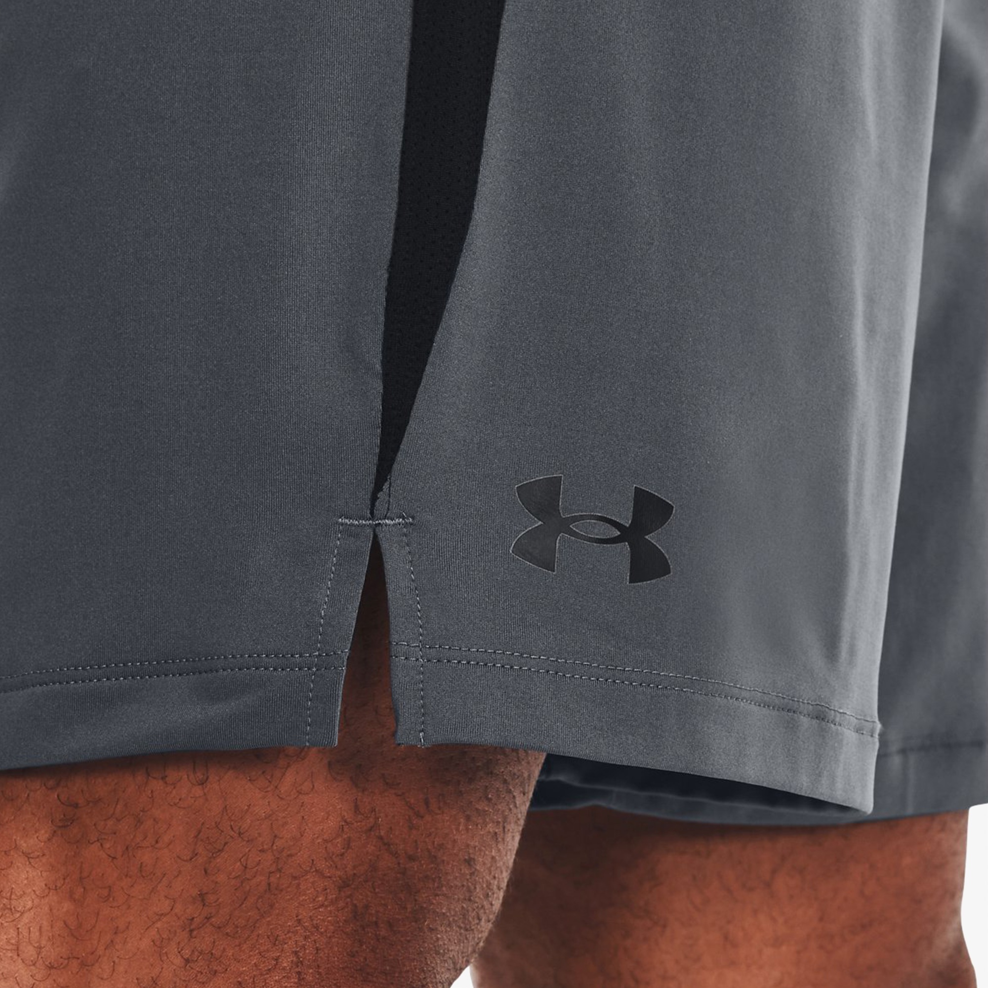 Under Armour Tech Vent Erkek Gri Antrenman Şort