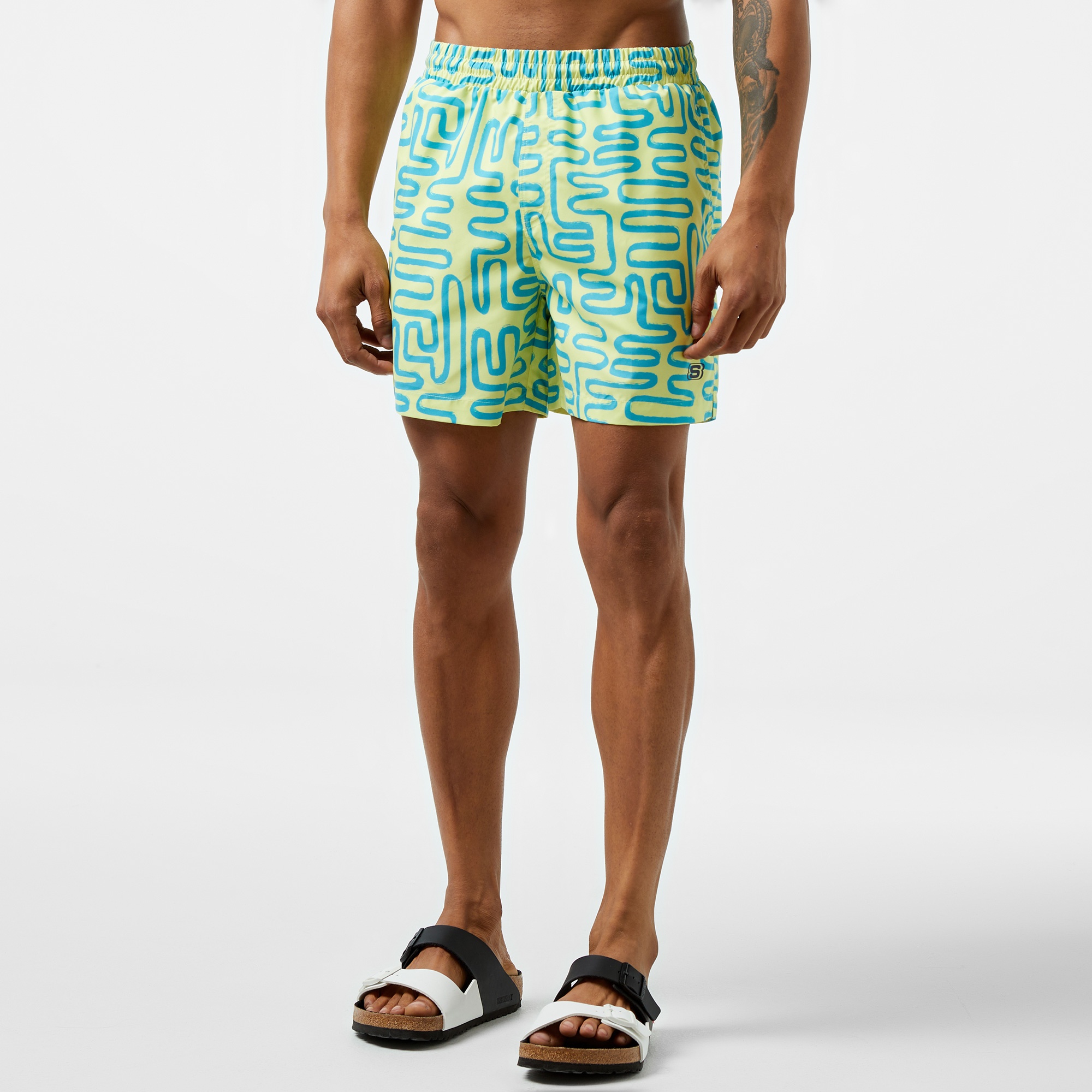 Skechers Swimwear M5 Erkek Yeşil Mayo