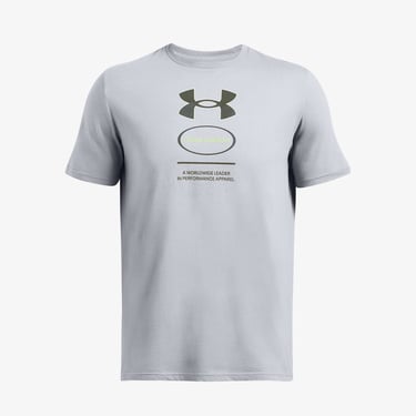  Under Armour Branded Gel-Stack Erkek Gri Günlük T-Shirt