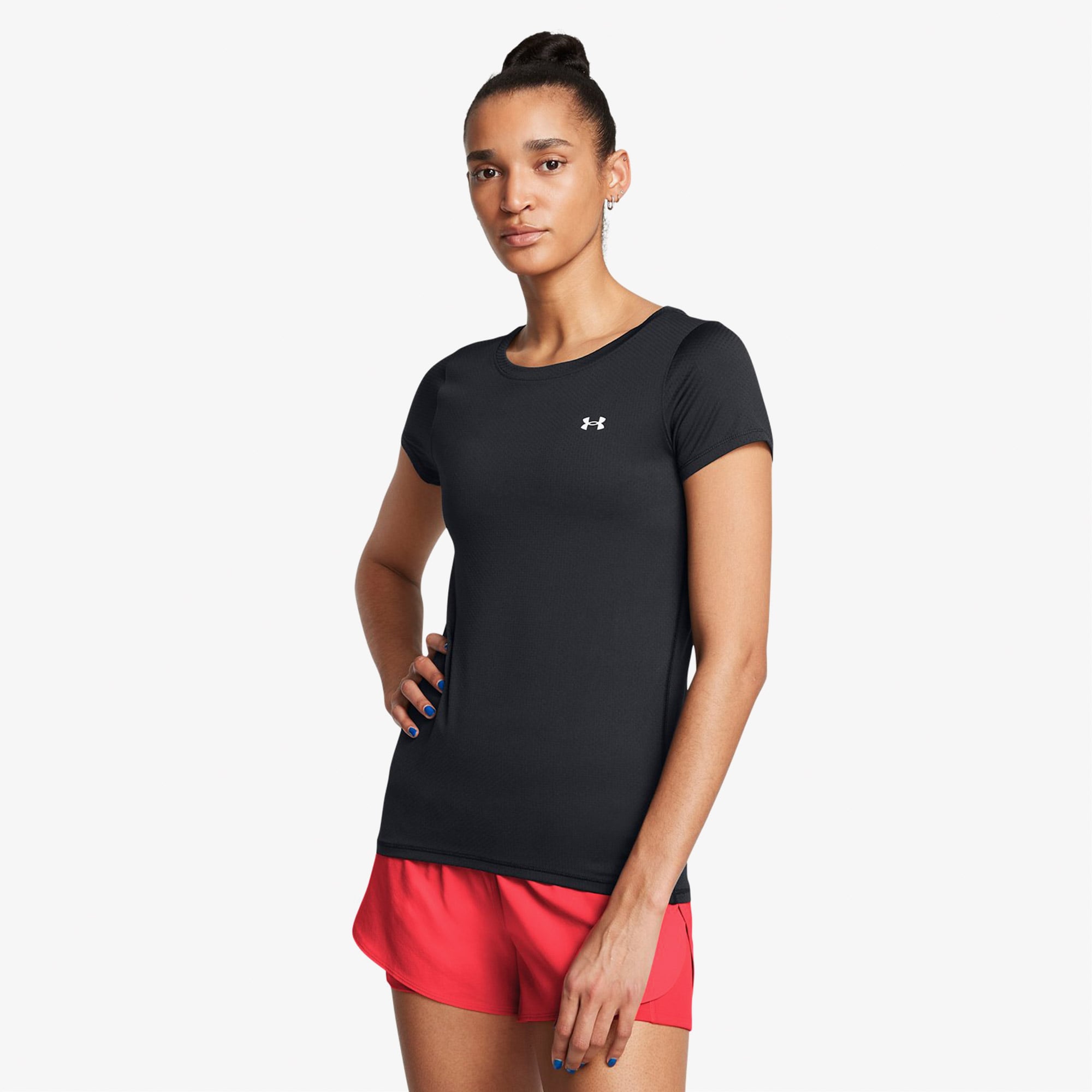  Under Armour Tech Mesh Kadın Siyah Antrenman T-Shirt