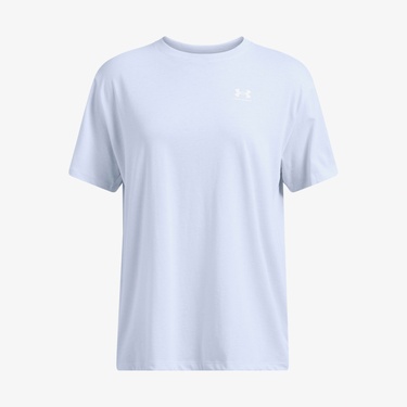  Under Armour Bfos Logo Kadın Mavi Günlük T-Shirt