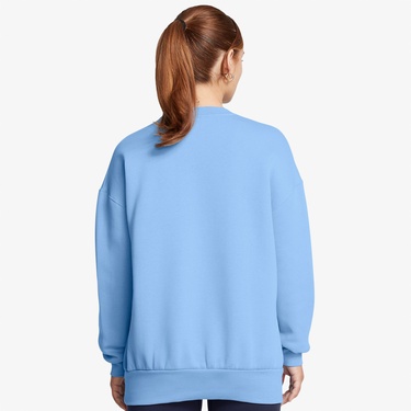 Under Armour Icon Fleece Kadın Mavi Günlük Sweatshirt