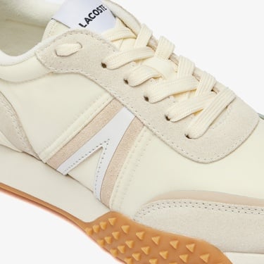  Lacoste L-Spin Deluxe Kadın Krem  Spor Ayakkabı