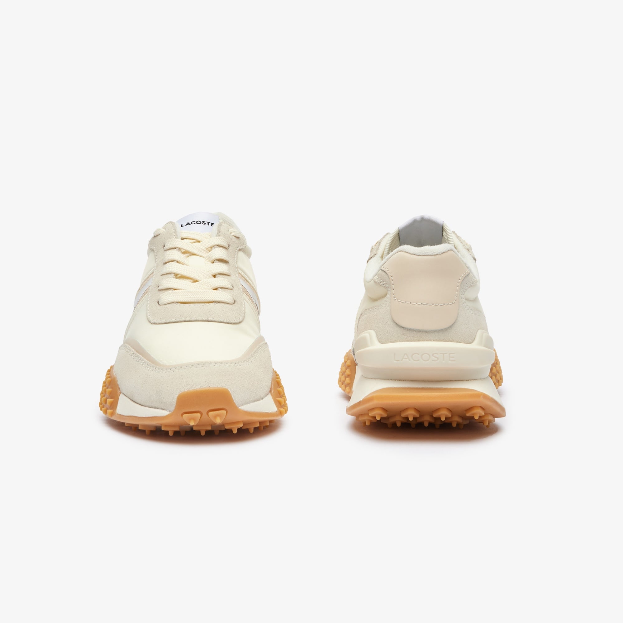 Lacoste L-Spin Deluxe Kadın Krem  Spor Ayakkabı