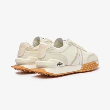  Lacoste L-Spin Deluxe Kadın Krem  Spor Ayakkabı