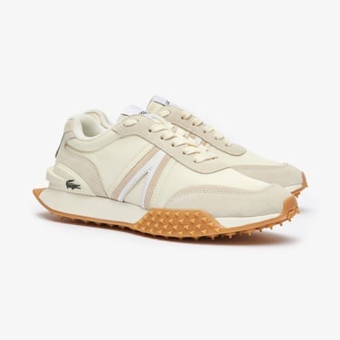  Lacoste L-Spin Deluxe Kadın Krem  Spor Ayakkabı