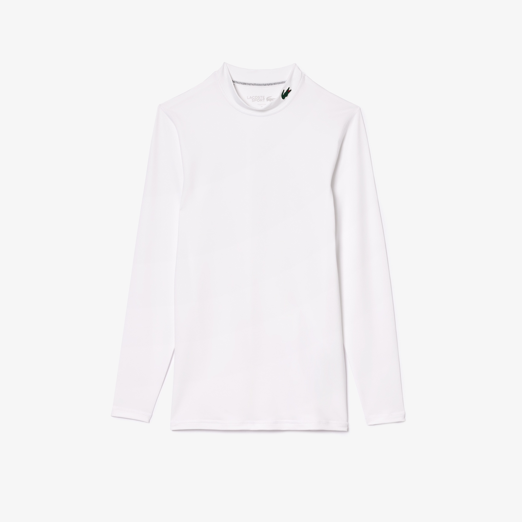 Lacoste Ultra Dry Erkek Beyaz Uzun Kol Antrenman İçliği