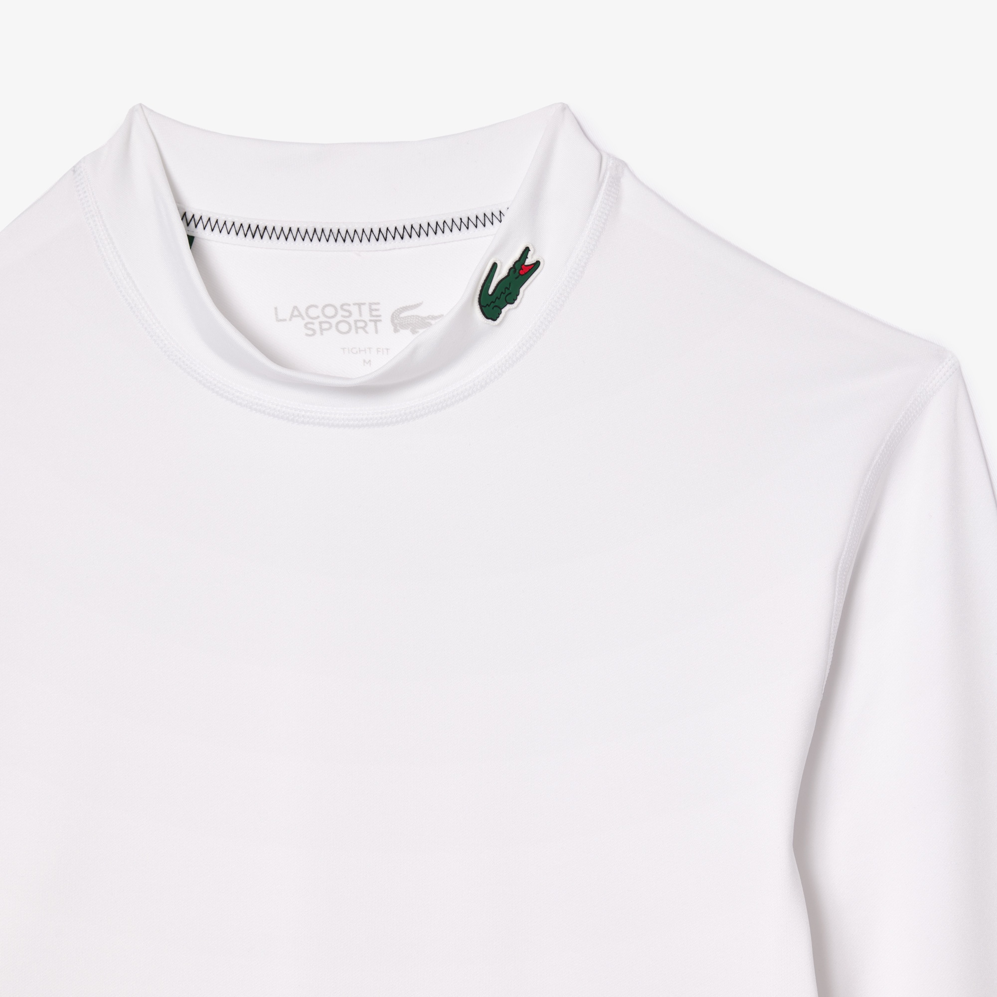 Lacoste Ultra Dry Erkek Beyaz Uzun Kol Antrenman İçliği