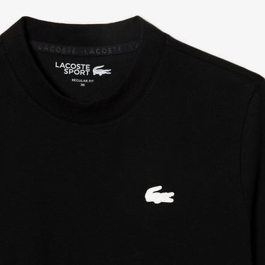  Lacoste Sport Ultra Dry Kadın Siyah Antrenman T-Shirt
