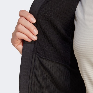  adidas Terrex Multi Light Fleece Full Zip Kadın Siyah Antrenman Üstü