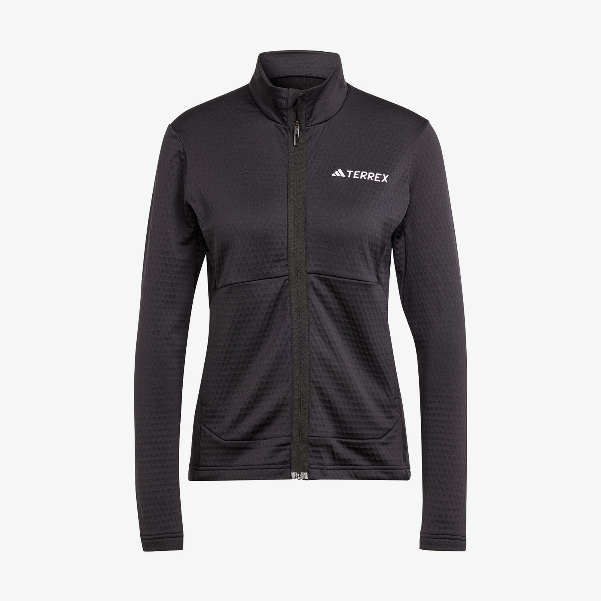 adidas Terrex Multi Light Fleece Full Zip Kadın Siyah Antrenman Üstü