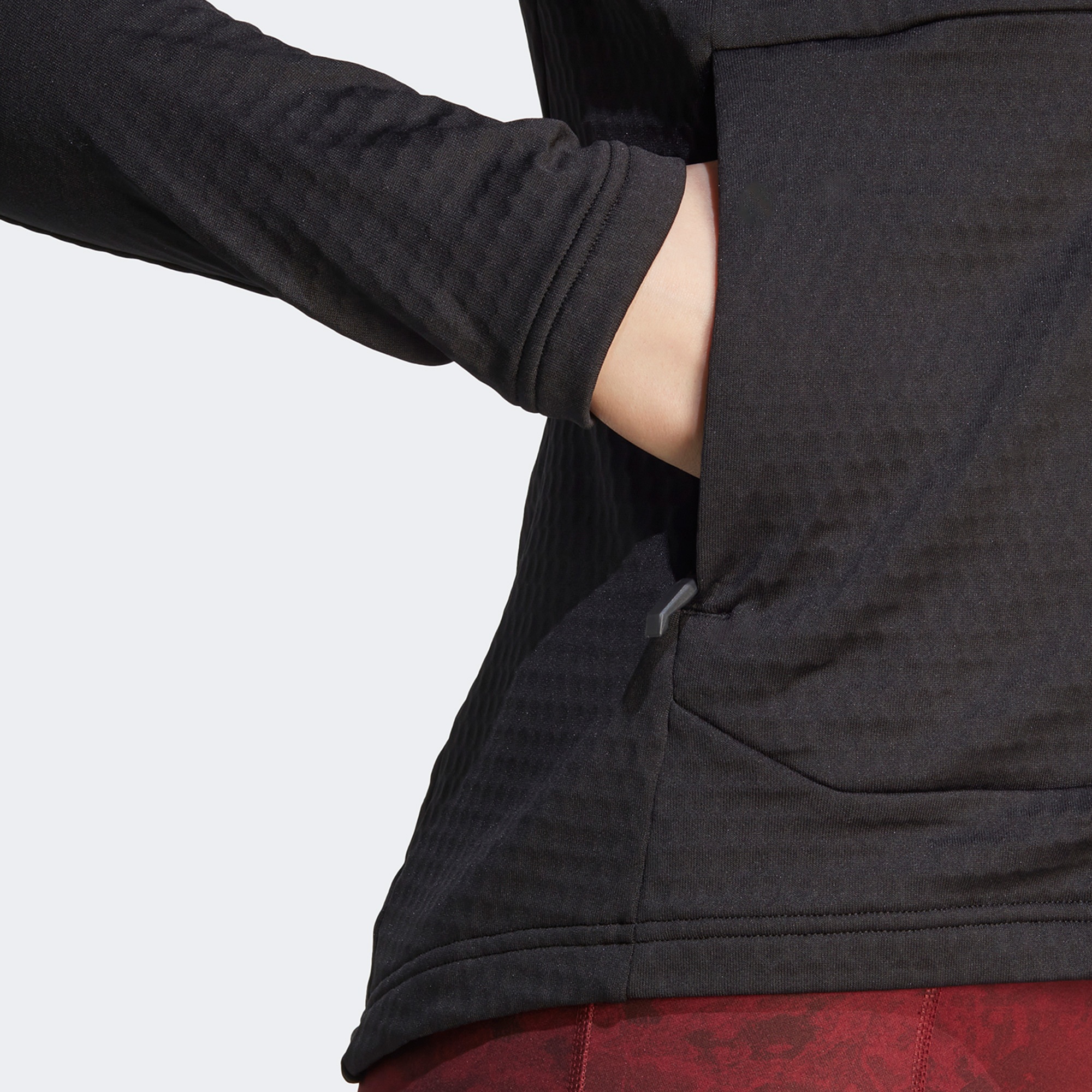 adidas Terrex Multi Light Fleece Full Zip Kadın Siyah Antrenman Üstü