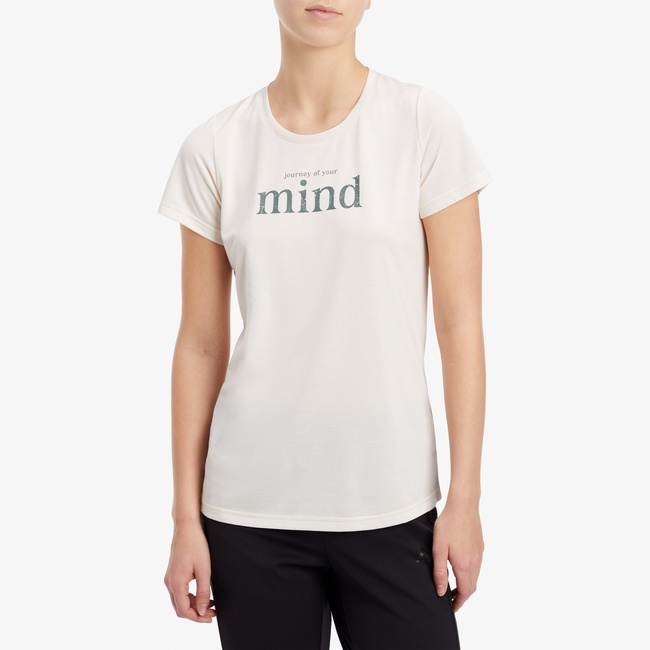  Energetics Journey of Mind Kadın Beyaz Antrenman T-Shirt
