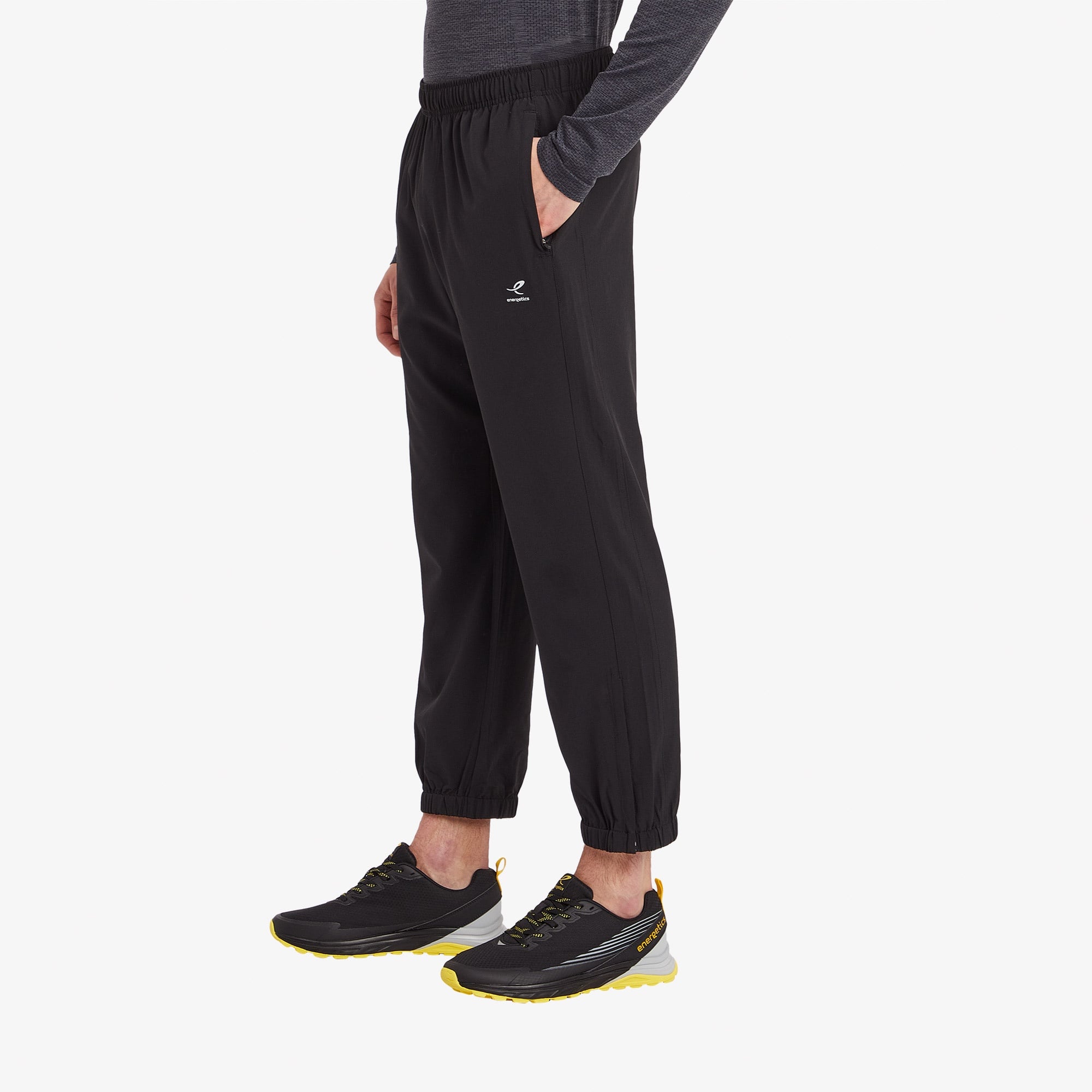 Energetics Hose Maxir Erkek Siyah Antrenman Eşofman Altı
