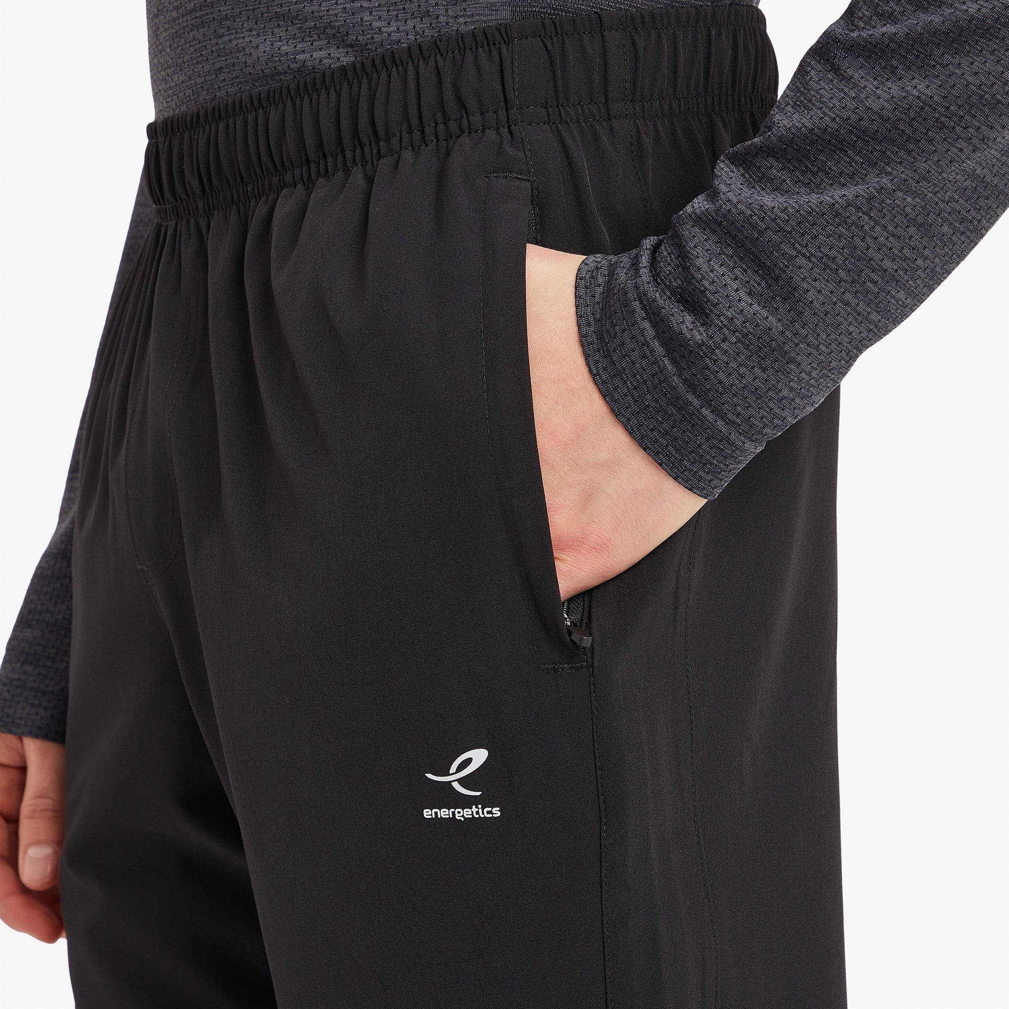 Energetics Hose Maxir Erkek Siyah Antrenman Eşofman Altı