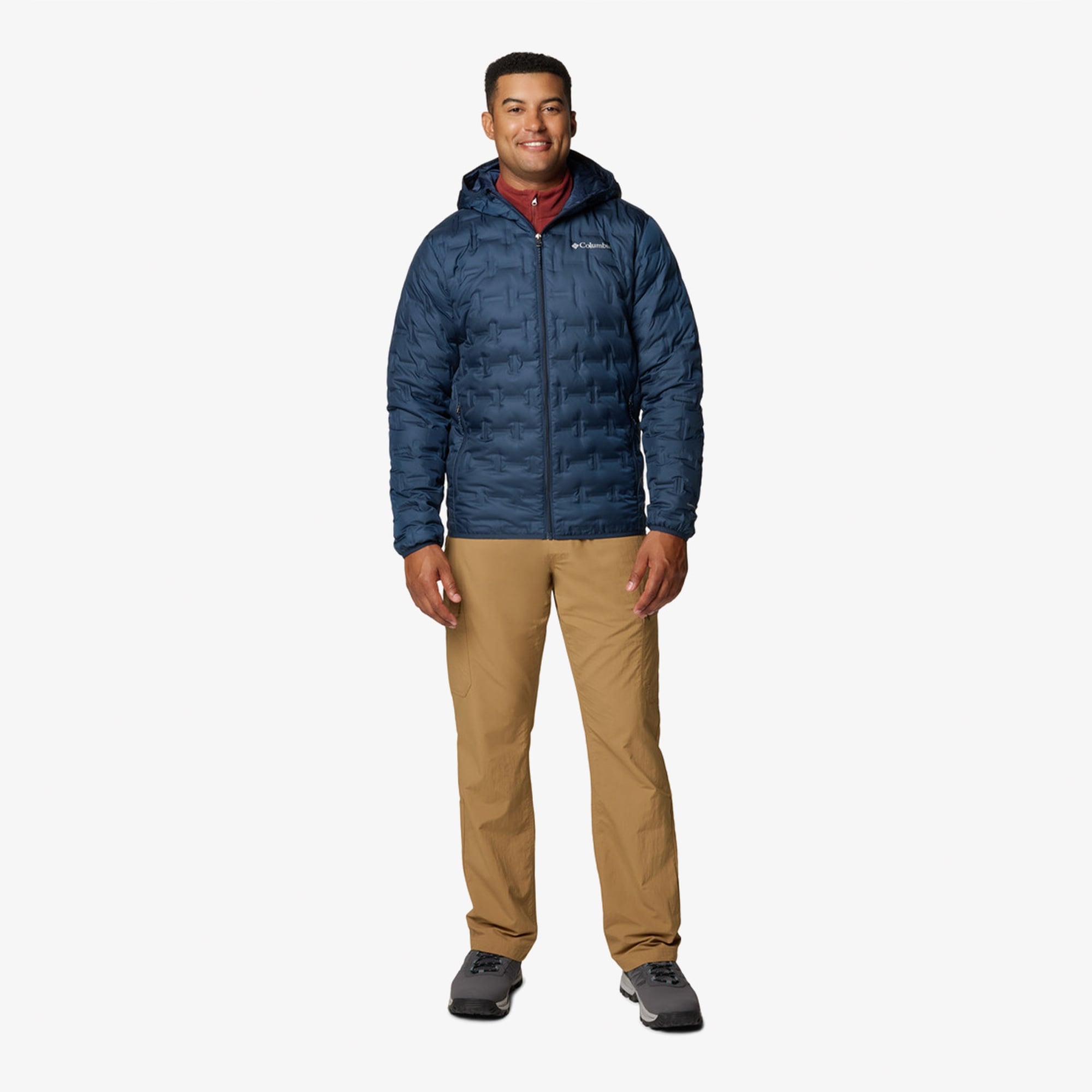 Columbia Delta Ridge Down II Erkek Lacivert Outdoor Mont