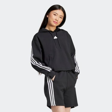  adidas Future Icons 3-Stripes Kadın Siyah Günlük Sweatshirt