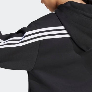  adidas Future Icons 3-Stripes Kadın Siyah Günlük Sweatshirt