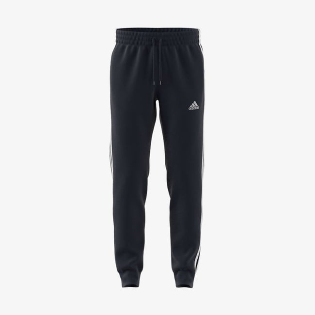  adidas 3 Stripes Fleece Trappered Erkek Lacivert Günlük Eşofman Altı
