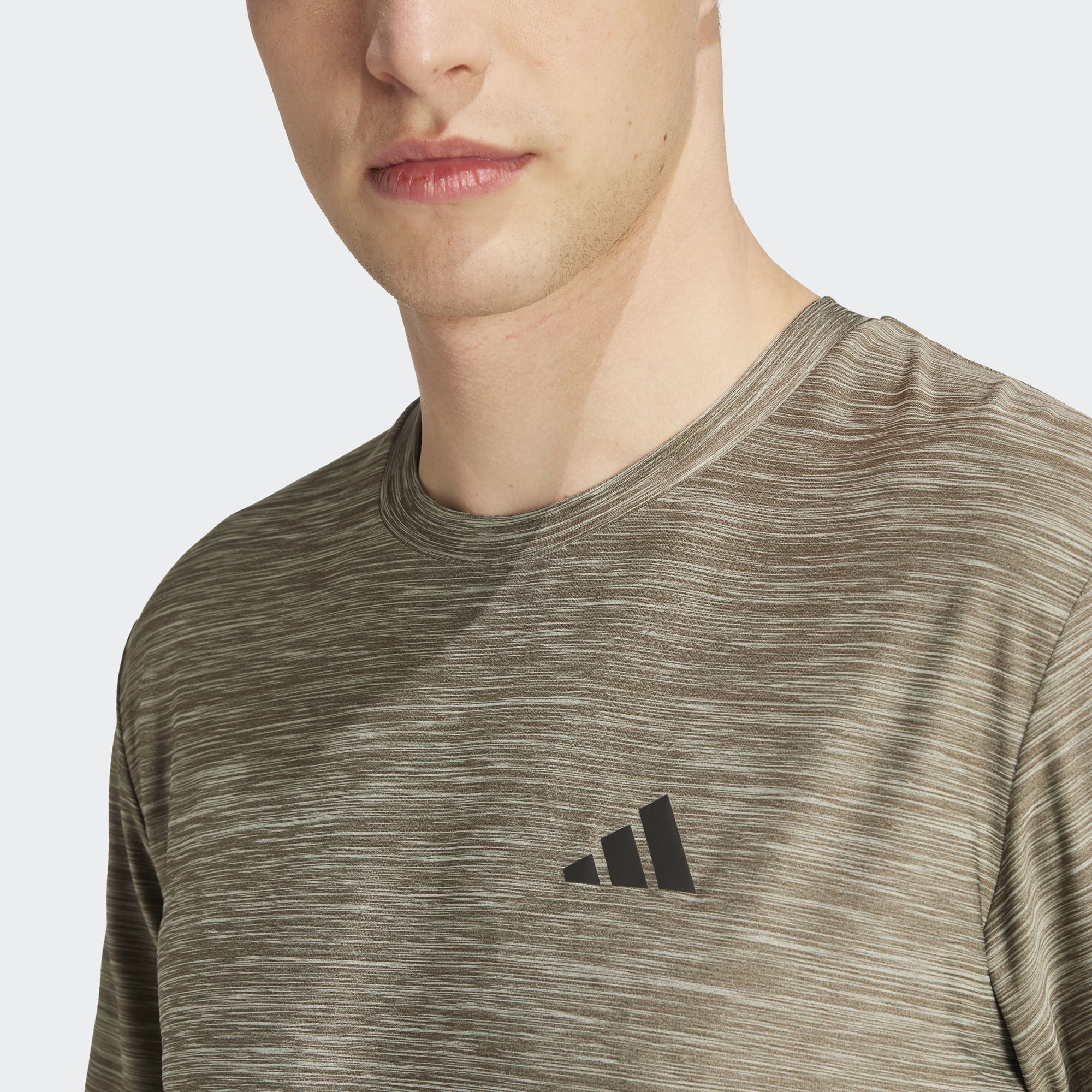 adidas Training Essentials Strech Training Erkek Yeşil Antrenman T-Shirt