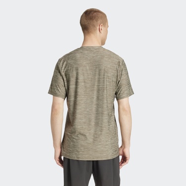  adidas Training Essentials Strech Training Erkek Yeşil Antrenman T-Shirt