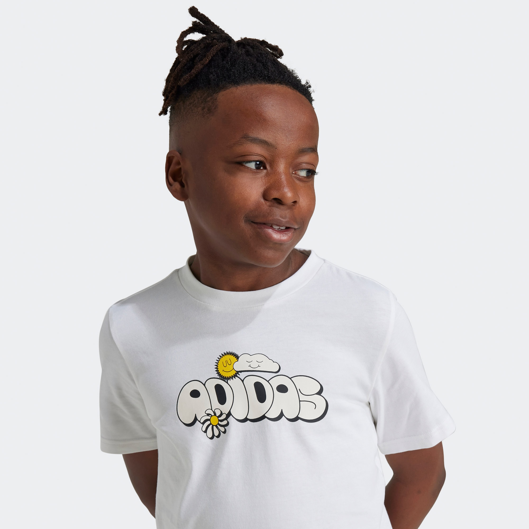 adidas Doodle Pack Çocuk Beyaz Günlük T-Shirt