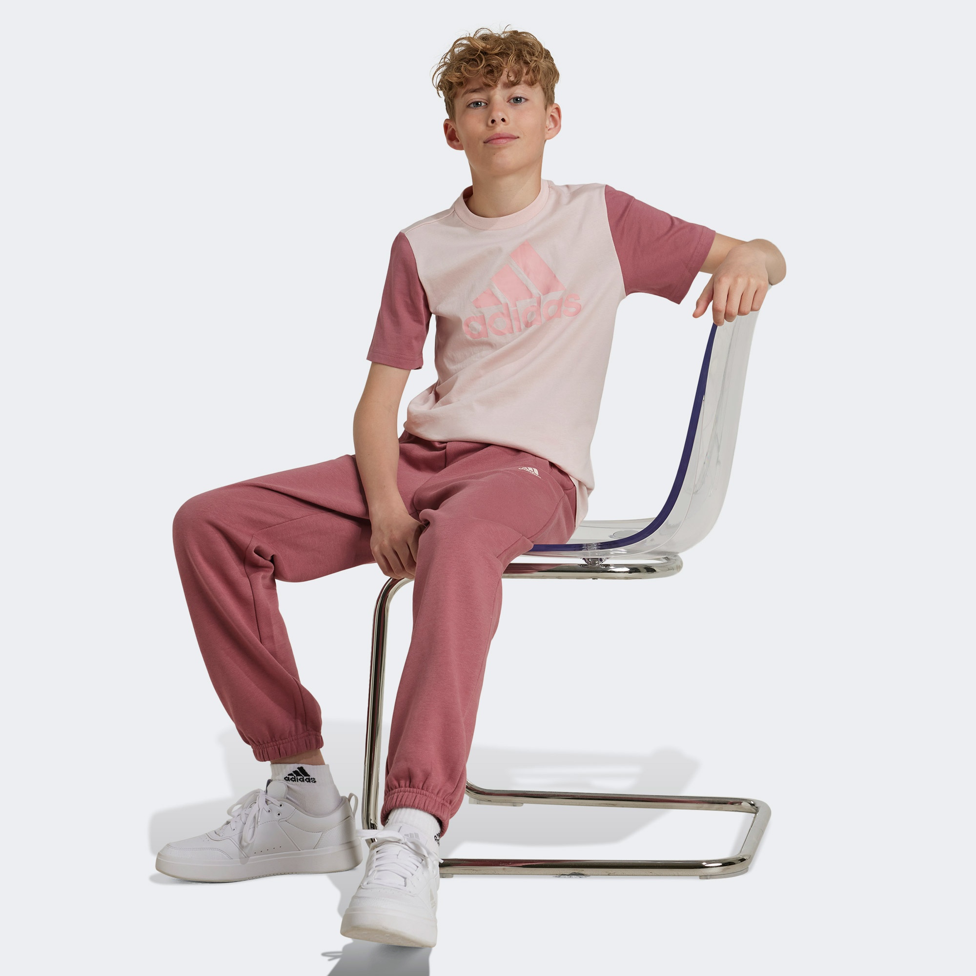 adidas Jogging Çocuk Pembe Günlük Eşofman Altı