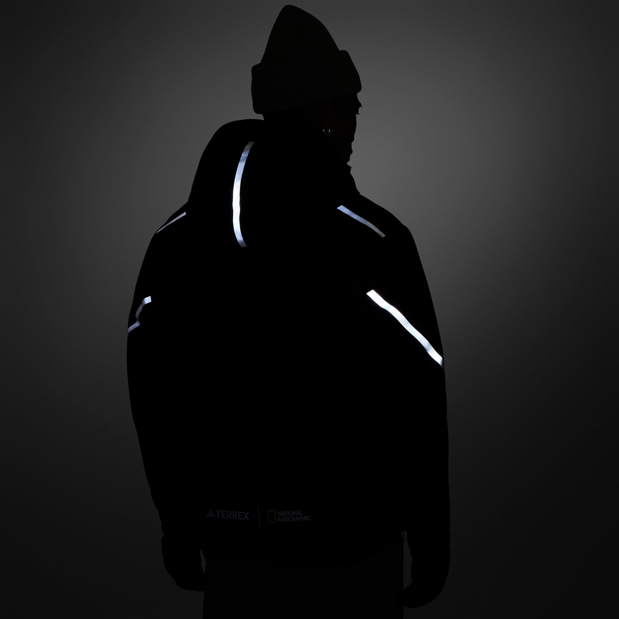 adidas Terrex National Geographic Erkek Gri Outdoor Ceket