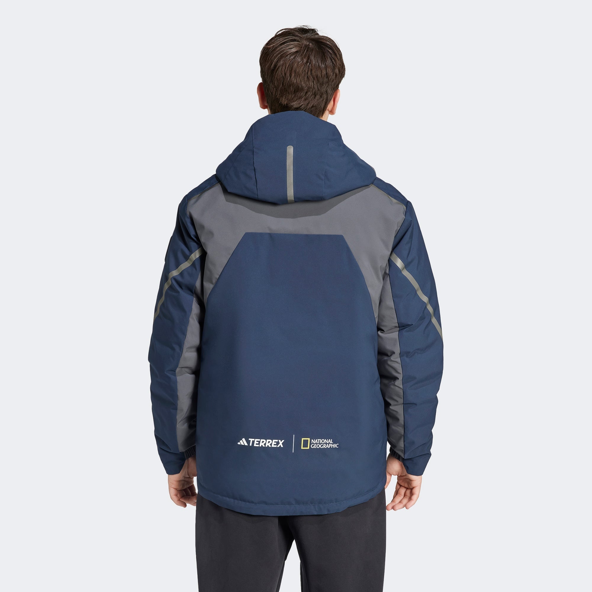 adidas Terrex National Geographic Erkek Gri Outdoor Ceket