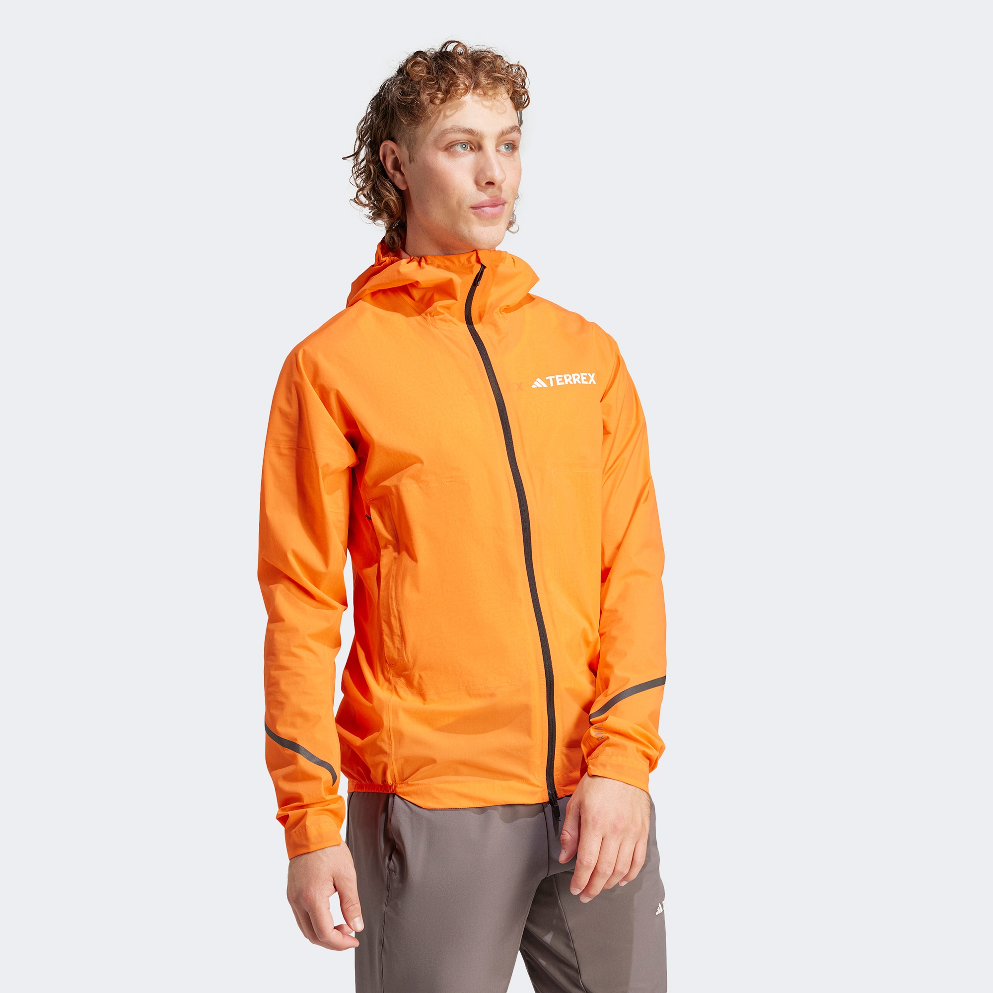 adidas Terrex Xperior Light Rain Erkek Turuncu Outdoor Ceket