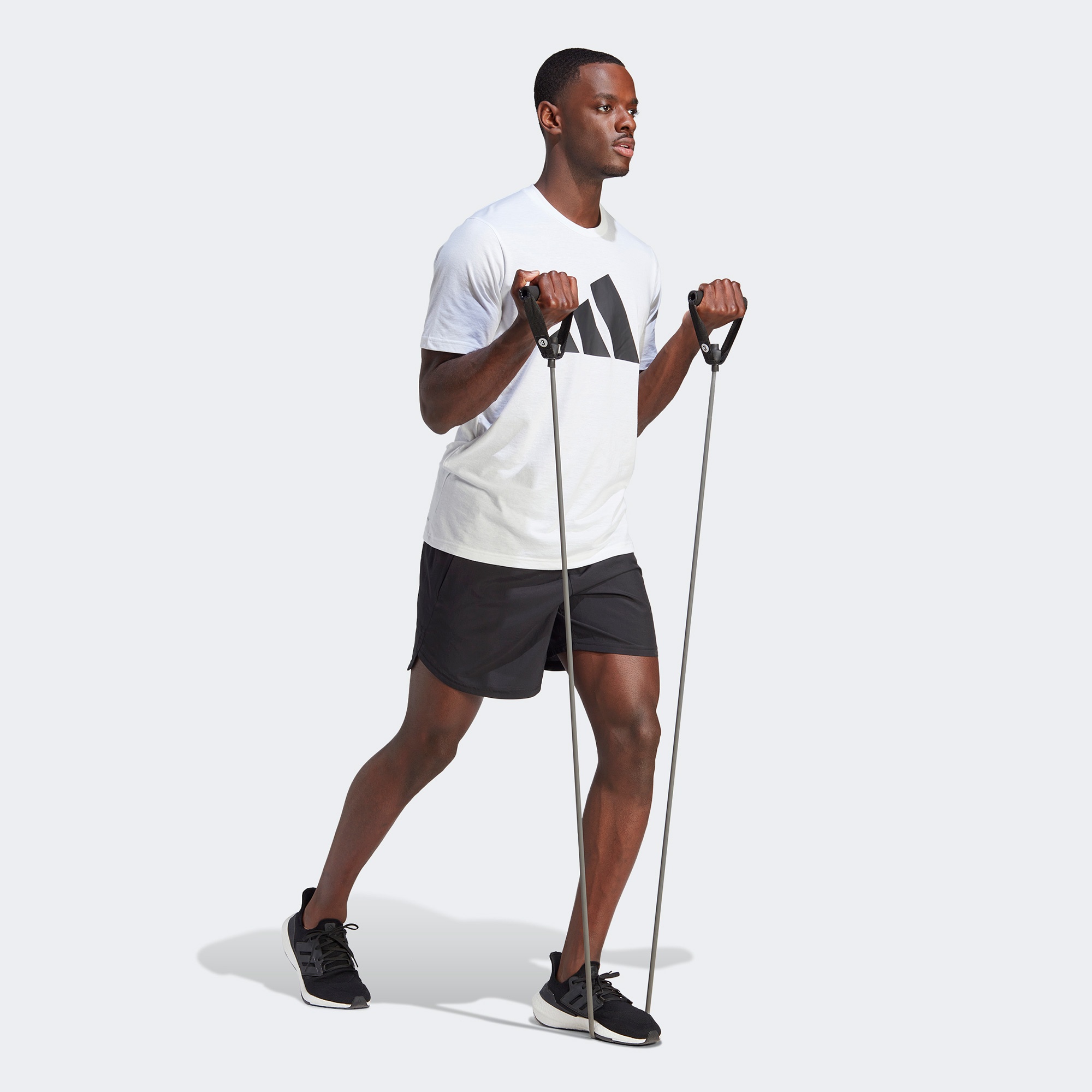 adidas Training Essentials Erkek Beyaz Günlük T-Shirt