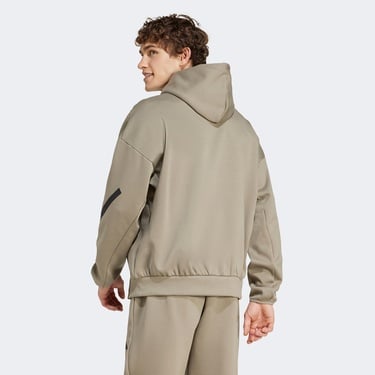  adidas Z.N.E Erkek Kahverengi Günlük Sweatshirt