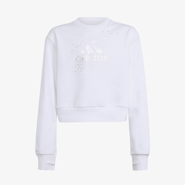  adidas Crew Çocuk Beyaz Günlük Sweatshirt