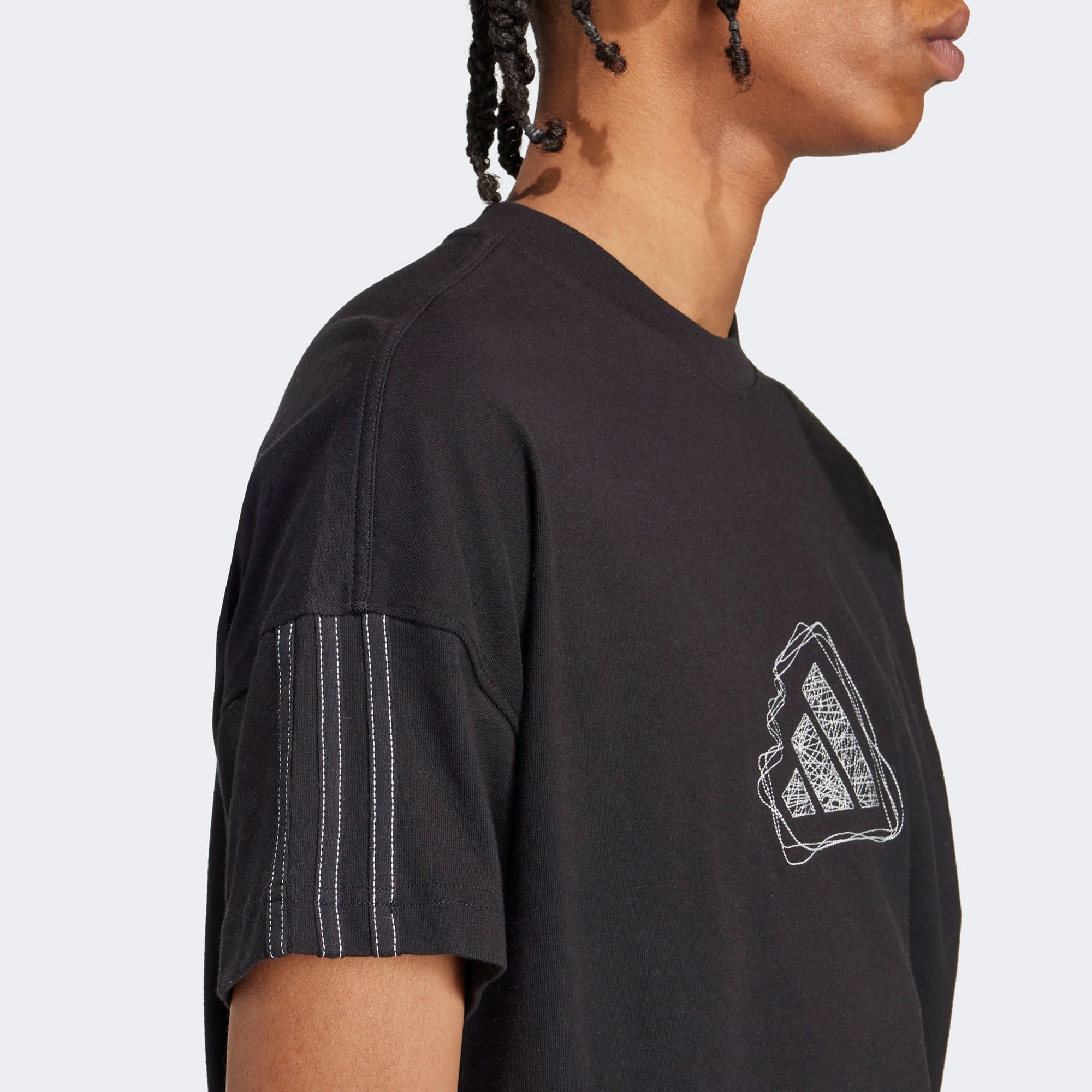 adidas M Szn Erkek Siyah Günlük T-Shirt