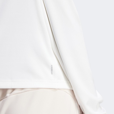  adidas Train Essentials Minimal Branding Kadın Beyaz Antrenman Üstü