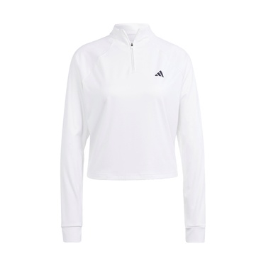  adidas Train Essentials Minimal Branding Kadın Beyaz Antrenman Üstü